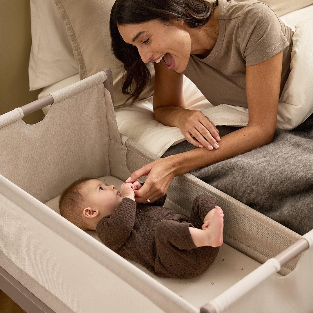 SnuzPod 5 Bedside Crib - Mocha - Image 7