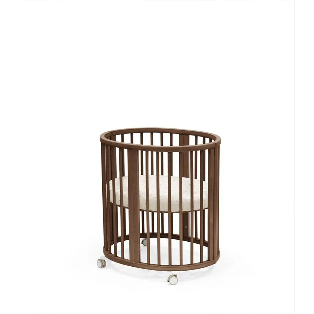 Stokke® Sleepi⢠Mini Fitted Sheet - Flower Ecru Osc - Image 2