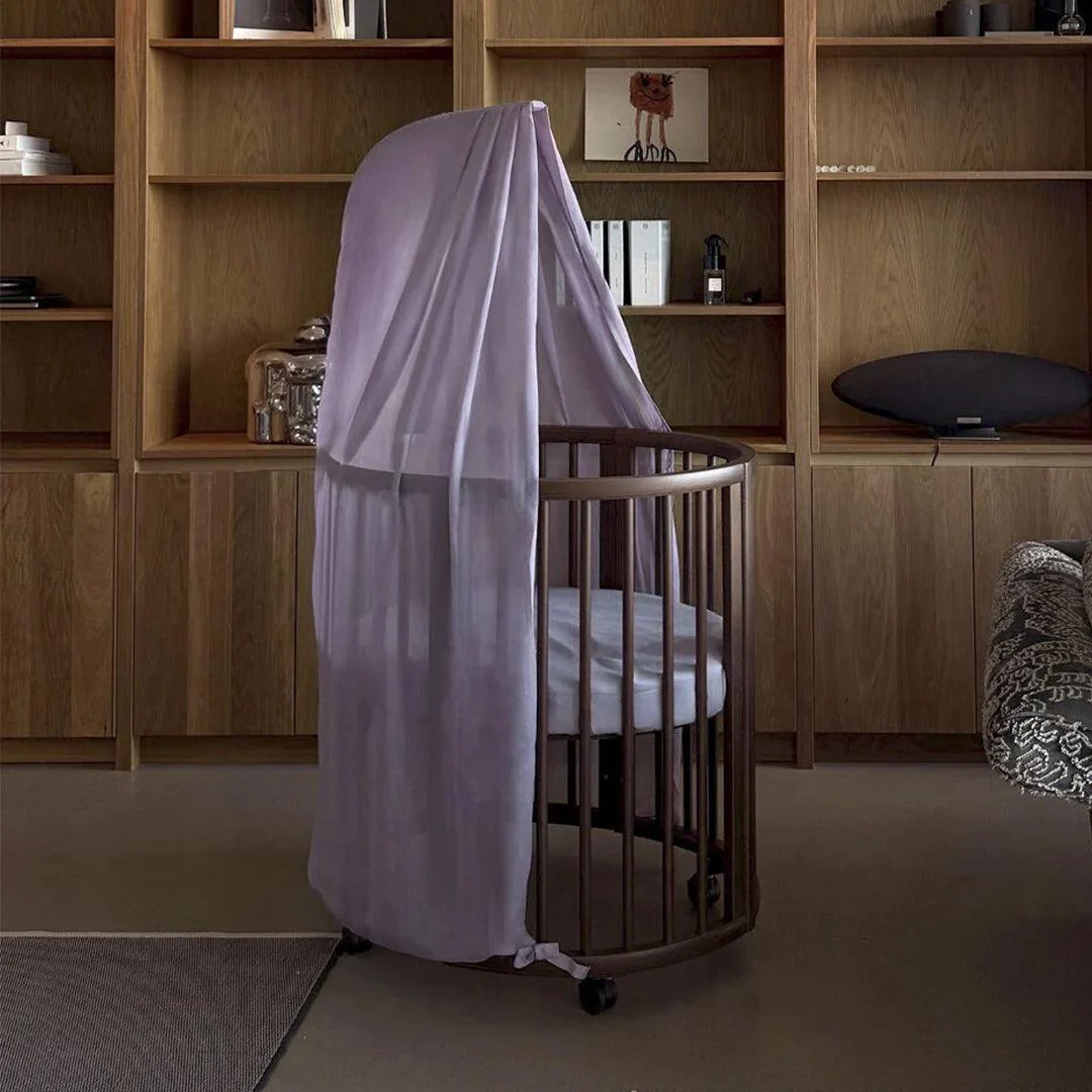 Stokke® Sleepi⢠Mini Fitted Sheet - Lavender Osc - Image 2