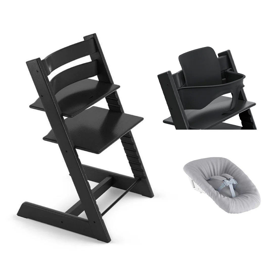 Stokke® Tripp Trapp Highchair Newborn + Baby Set Bundle - Image 14