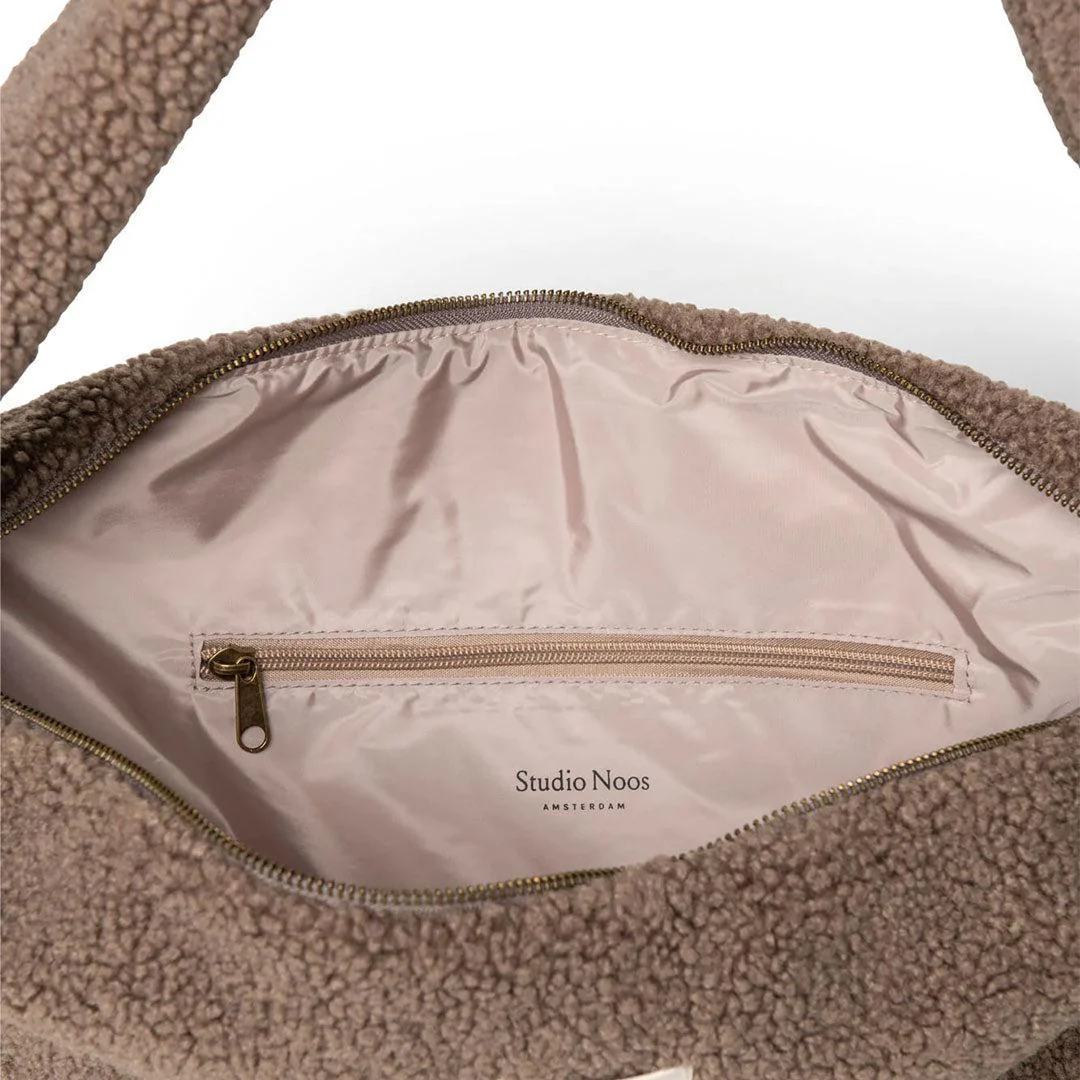 Studio Noos Brown Teddy Cross Body Bag - Brown - Image 4