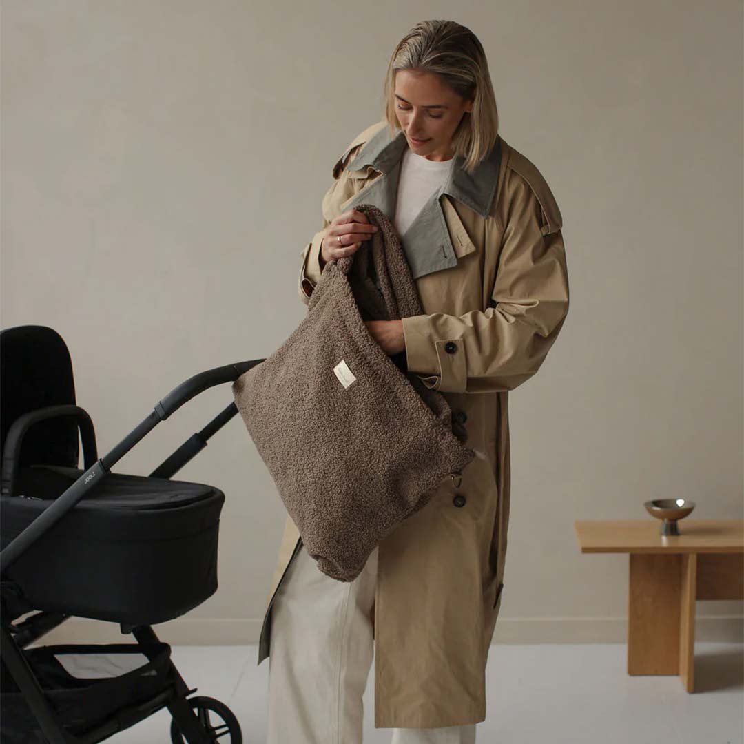 Studio Noos Brown Teddy Diaper Bag - Brown - Image 2