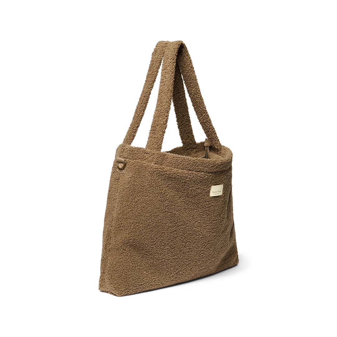 Studio Noos Brown Teddy Diaper Bag - Brown - Image 4