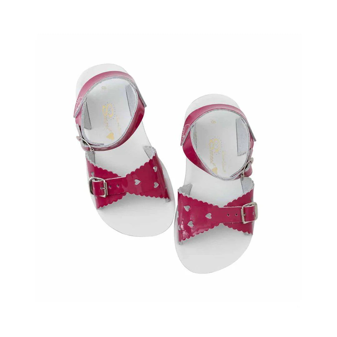 Salt-Water Sun-San Kids Sandals - Sweetheart - Shiny Fuchsia