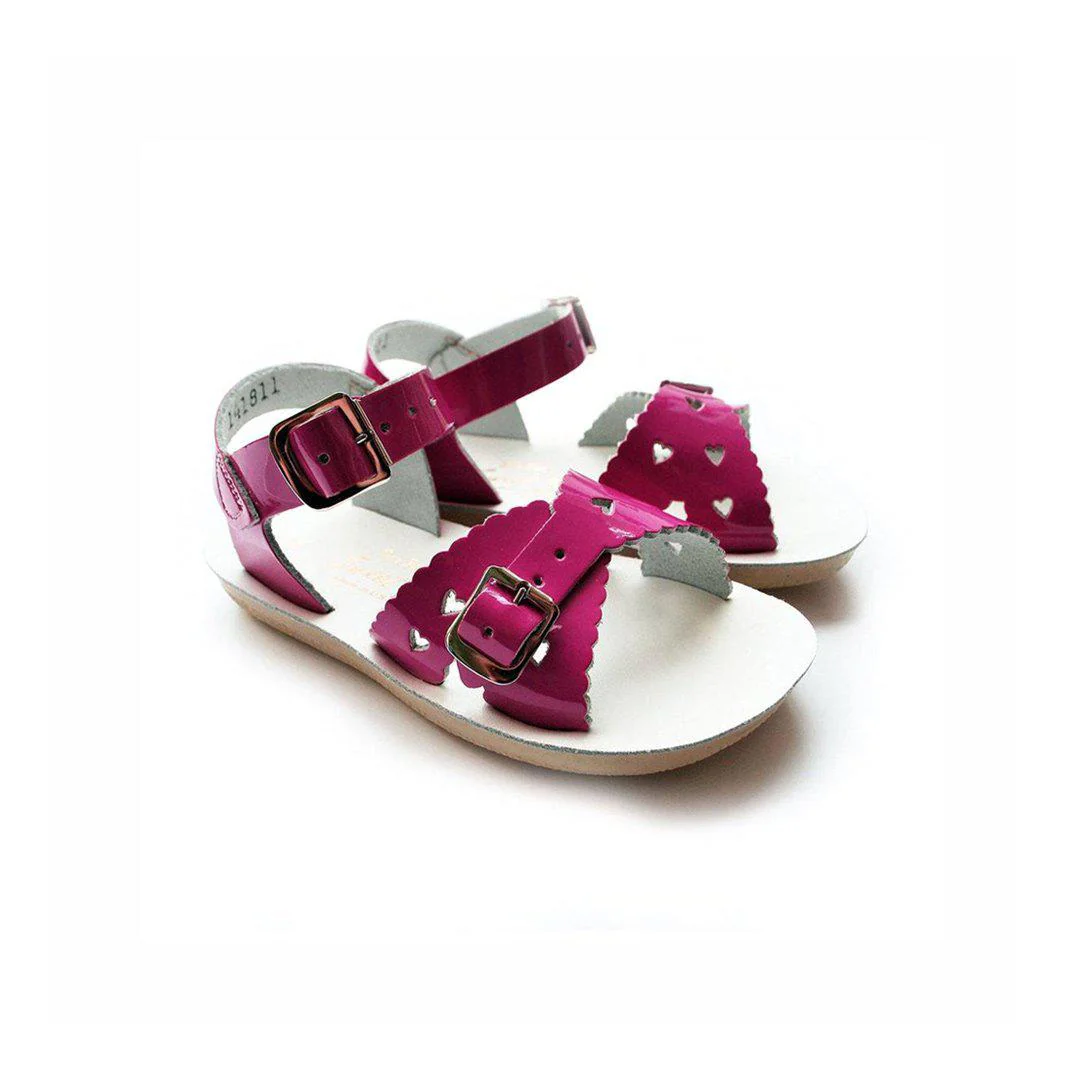 Salt-Water Sun-San Kids Sandals - Sweetheart - Shiny Fuchsia - Image 2