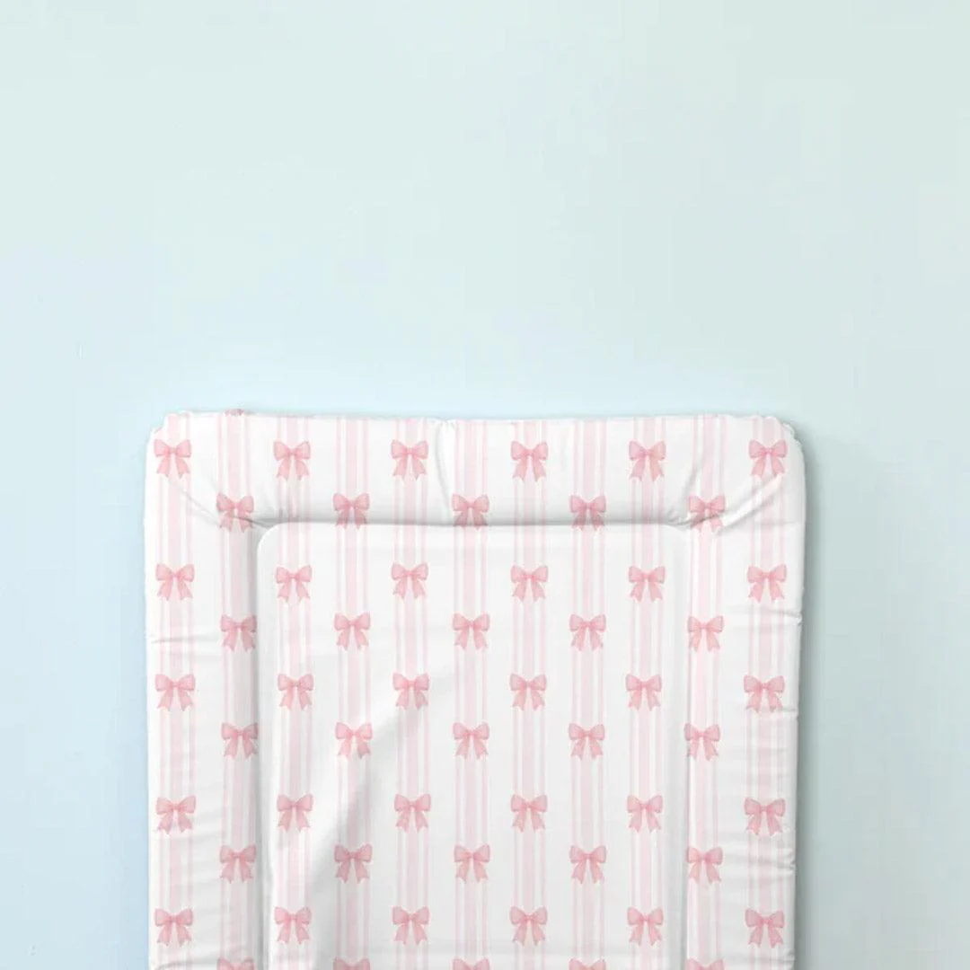 The Little Bumble Co. Standard Changing Mat - Pink Bows