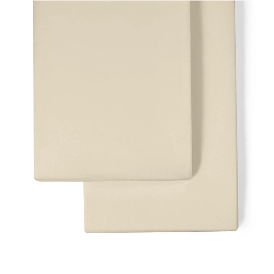 The Little Green Sheep Twin Pack Crib Sheets - Linen