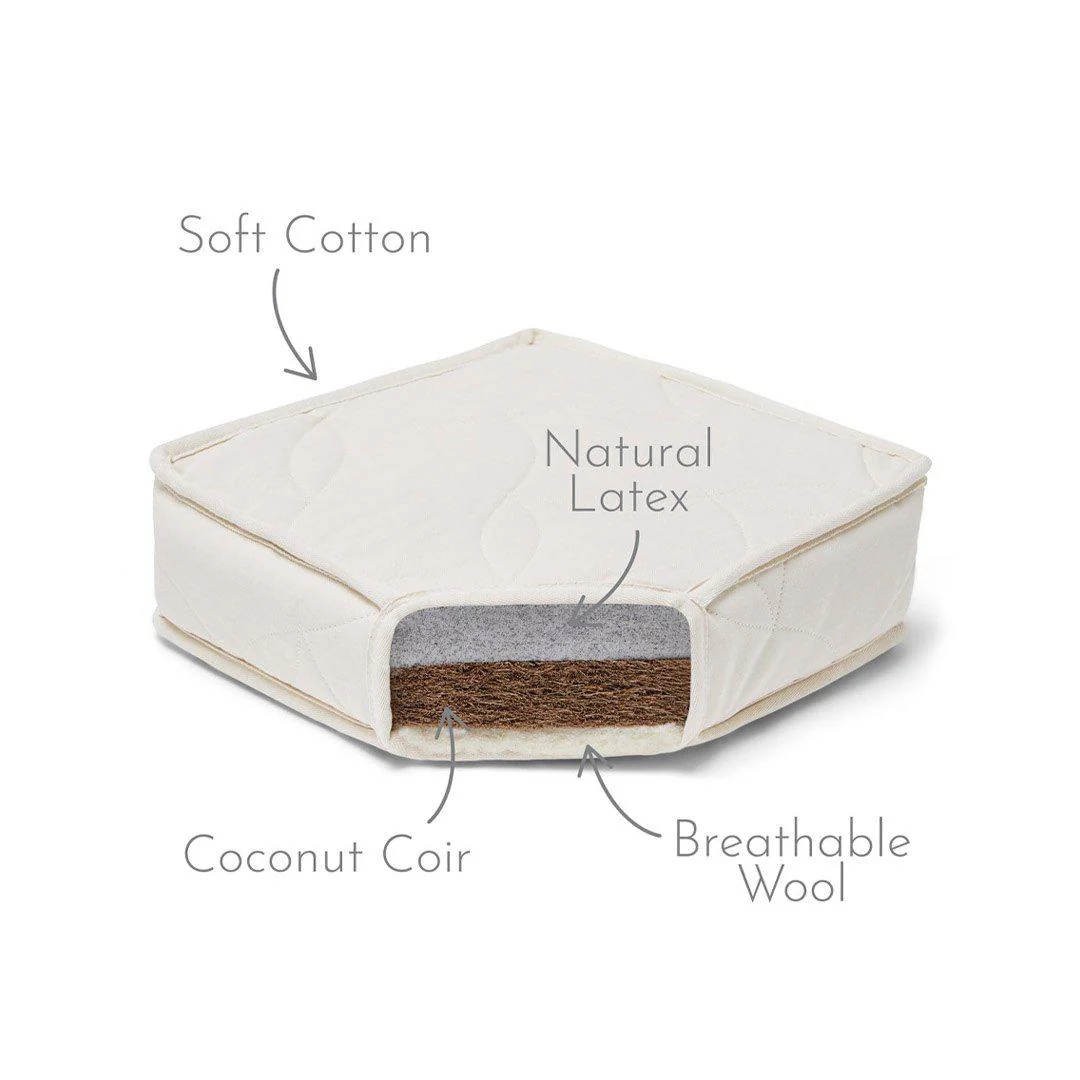 The Little Green Sheep Twist Natural Mattress - SnuzKot - Image 3