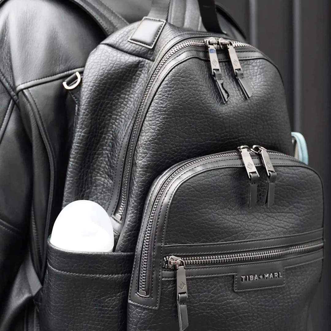 TIBA + MARL Elwood Twin 2.0 Changing Backpack - Black - Image 5