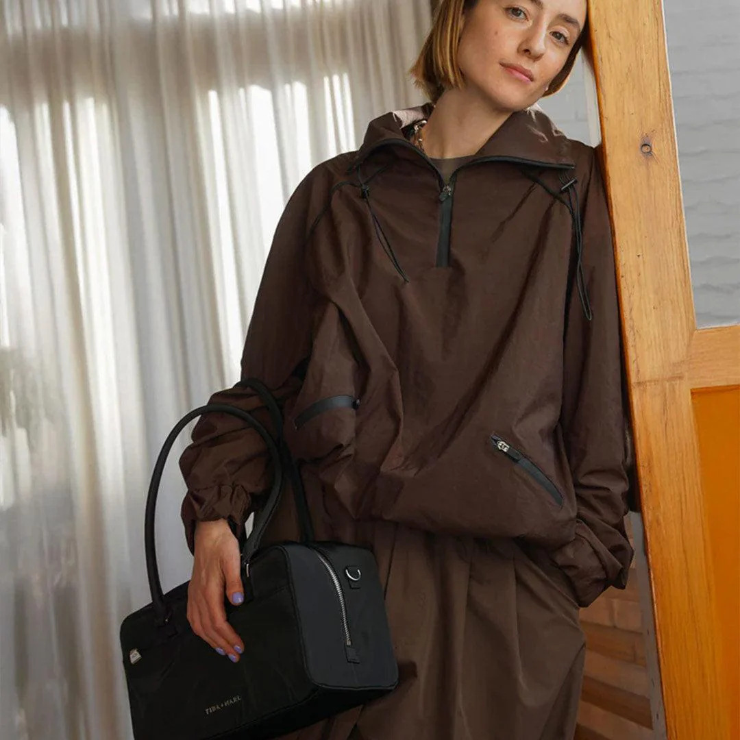 TIBA + MARL Riley Compact East-West Changing Bag - Black - Image 2
