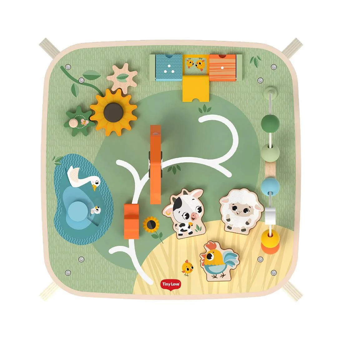Tiny Love Farmers Funday Wooden Activity Table - Image 5