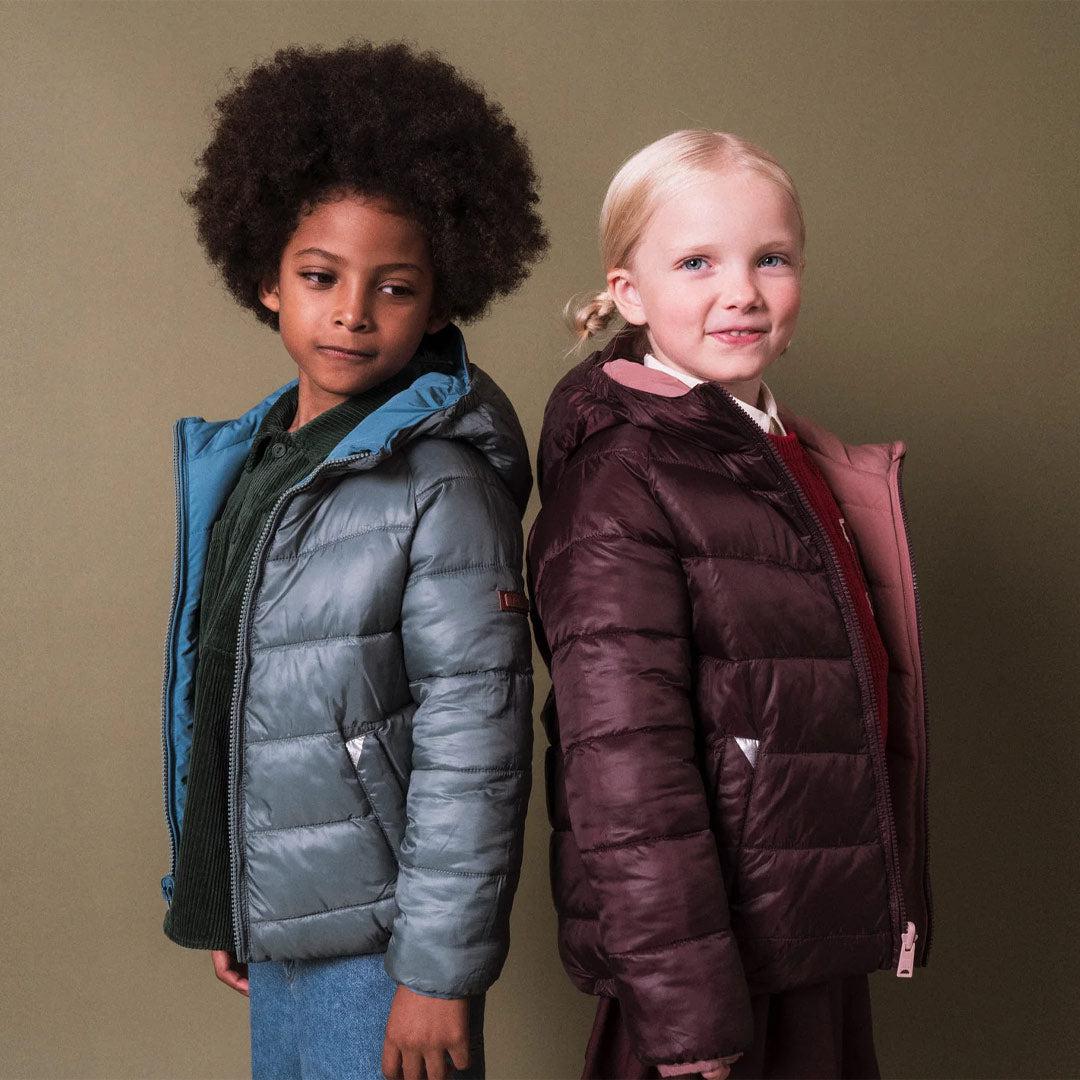 TOASTIE Eco-Reversible Puffer - Damask Pink - Black Cherry - Image 3