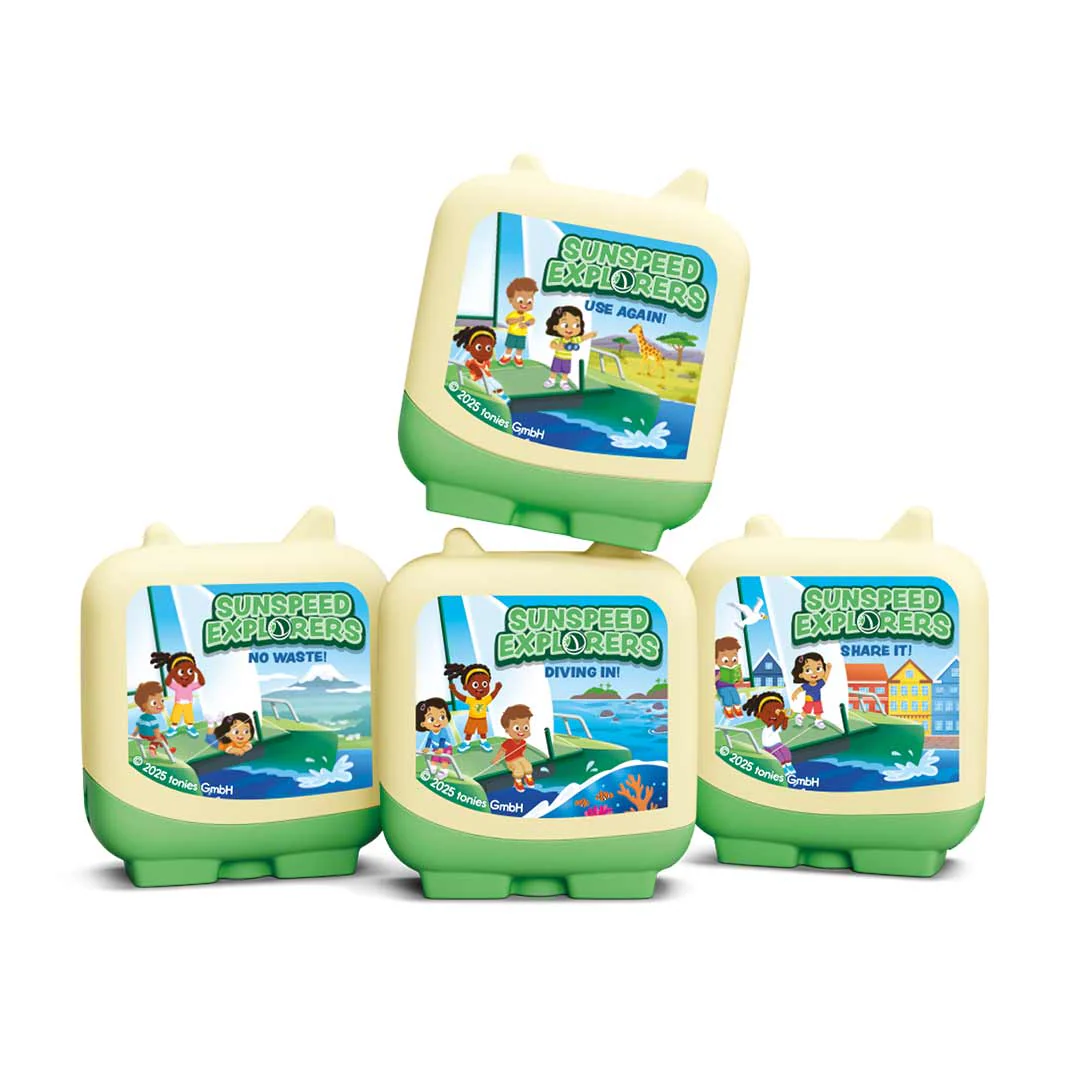 Tonies Clever Pocket: Sunspeed Explorers - 4 Pack
