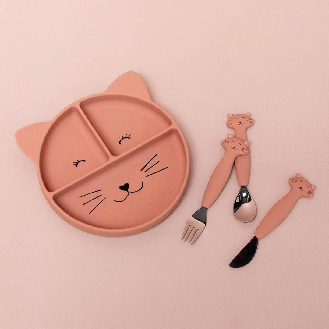 Trixie Silicone Cutlery Set - 3 Pack - Mrs Cat - Image 3