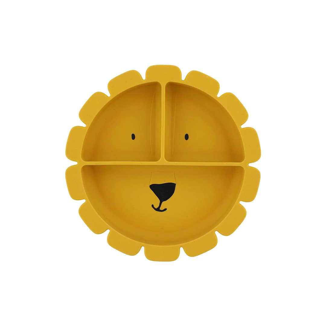 Trixie Silicone Divided Suction Plate - Mr Lion