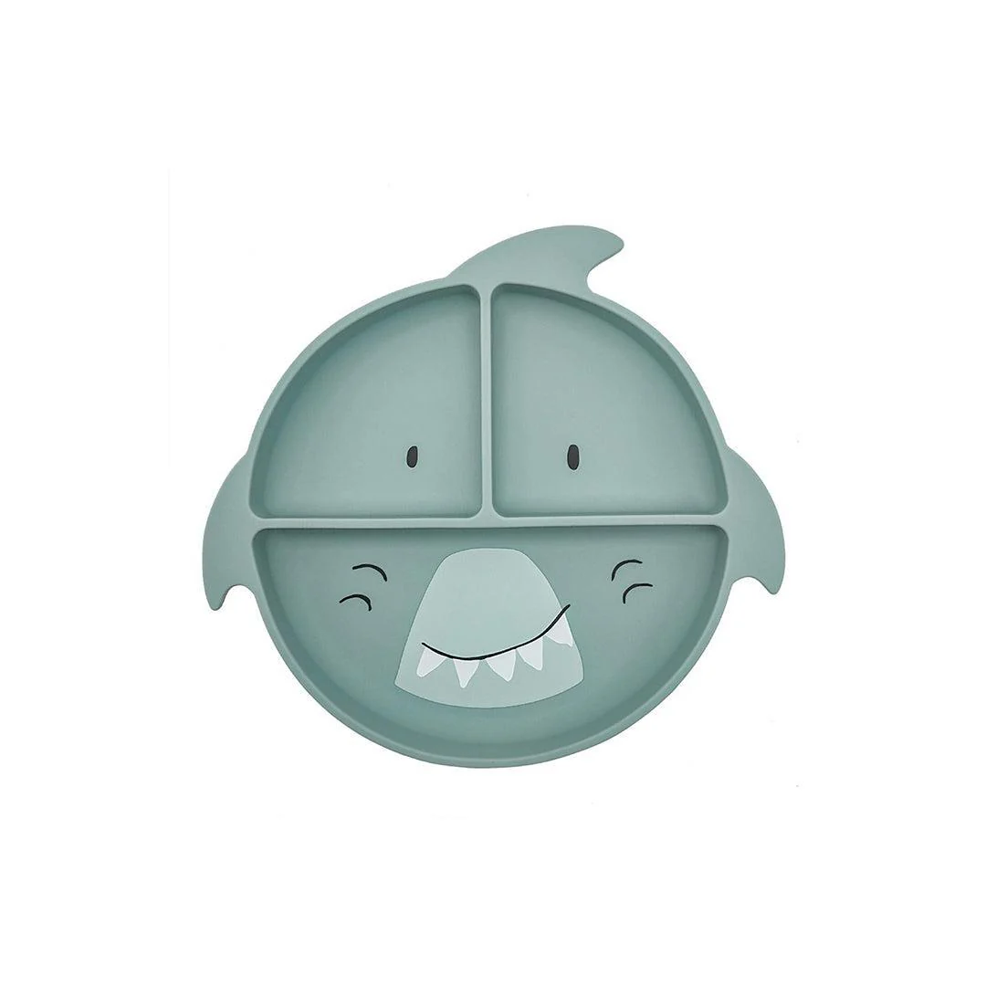 Trixie Silicone Divided Suction Plate - Mr. Shark