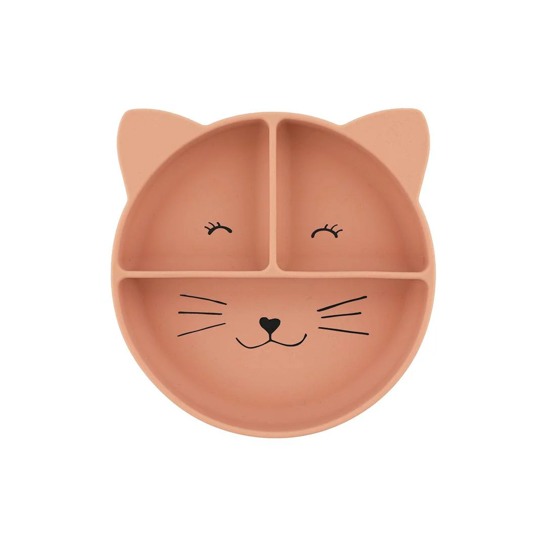 Trixie Silicone Divided Suction Plate - Mrs Cat