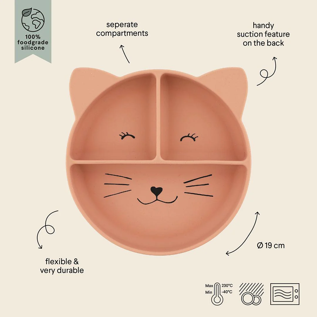 Trixie Silicone Divided Suction Plate - Mrs Cat - Image 2