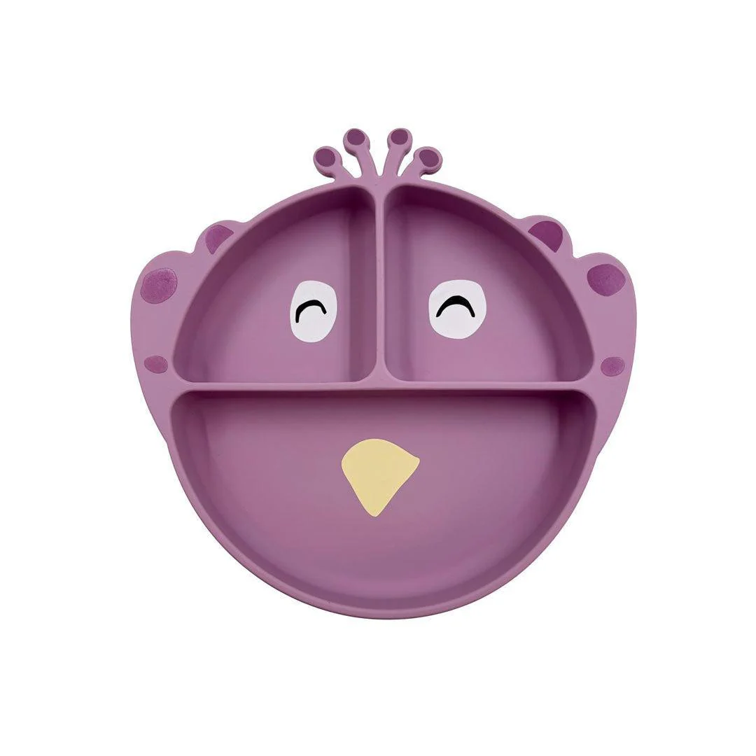 Trixie Silicone Divided Suction Plate - Mrs. Peacock