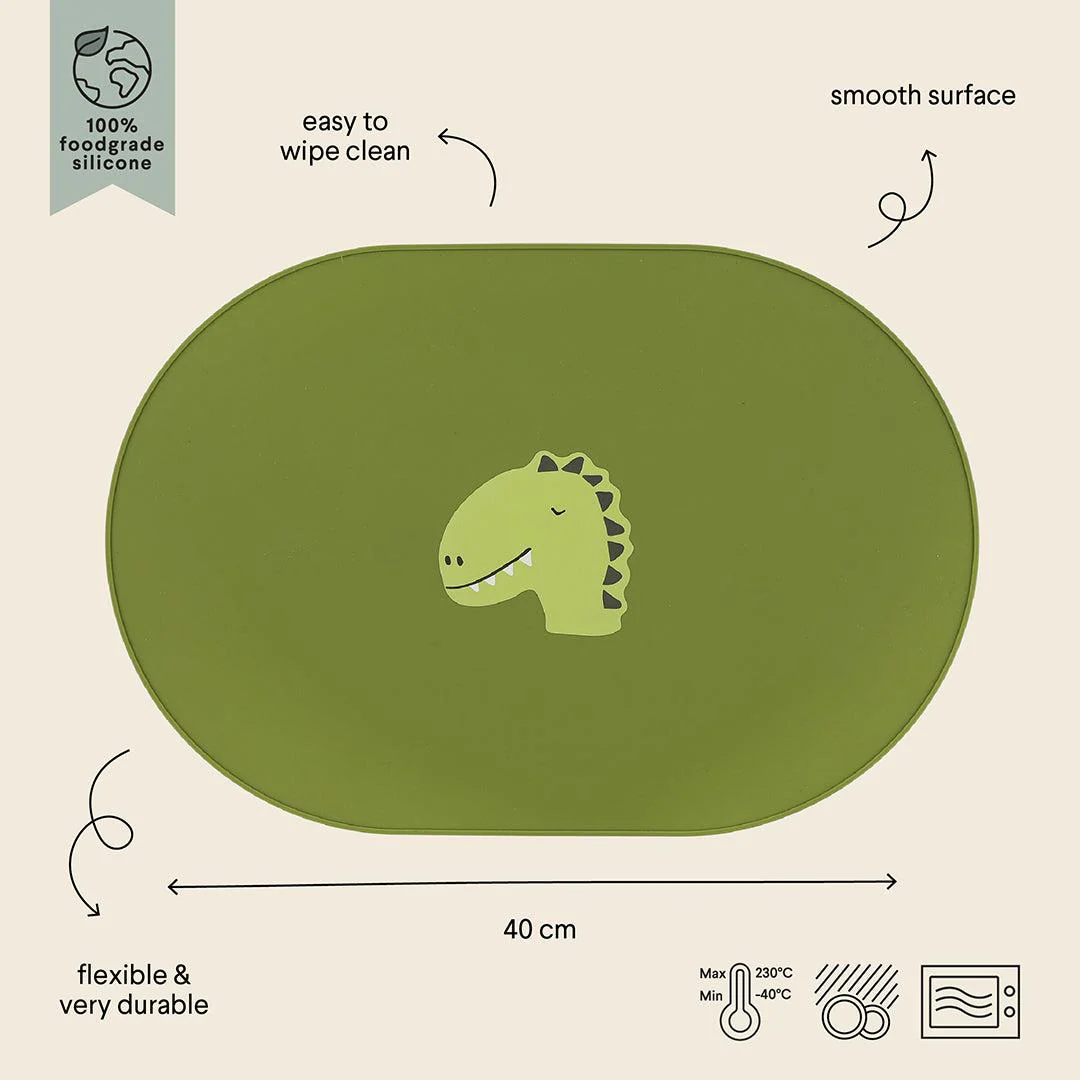Trixie Silicone Placemat - Mr Dino - Image 2