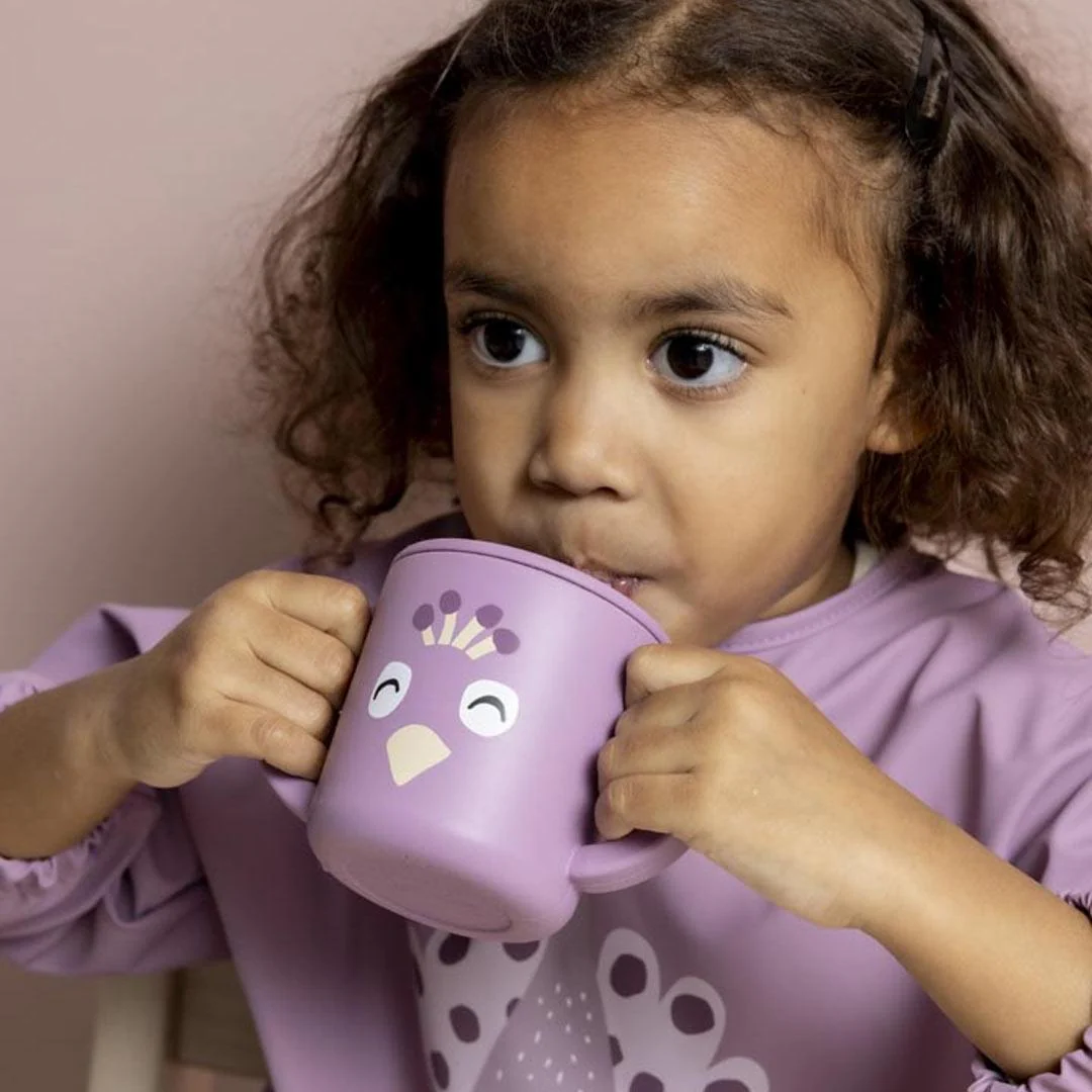 Trixie Silicone Sippy Cup - Mrs. Peacock - Image 2