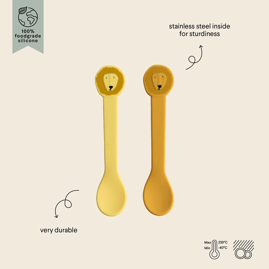 Trixie Silicone Spoons - Mr Lion - 2 Pack - Image 2