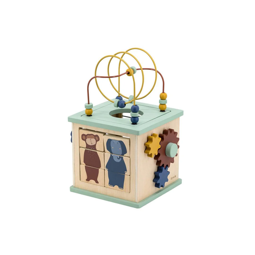 Trixie Wooden 5-In-1 Activity Cube - Image 3