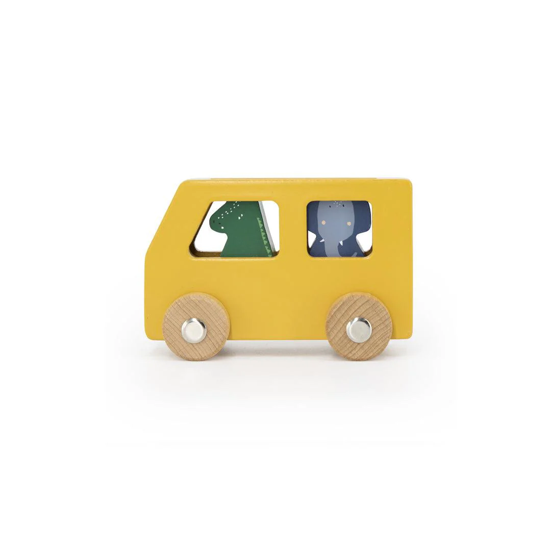 Trixie Wooden Animal Car Set - Image 4