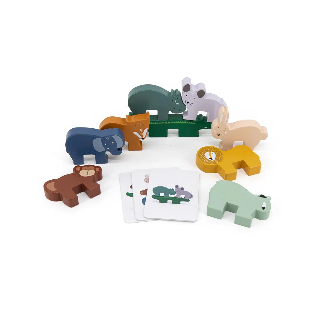 Trixie Wooden Animal Stacking Game - Image 4