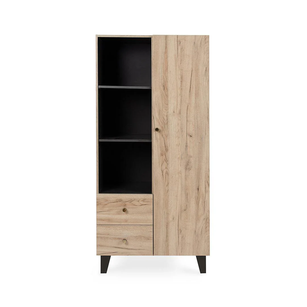 Tutti Bambini Como 3 Piece Room Set - Distressed Oak/Slate Grey - Image 13