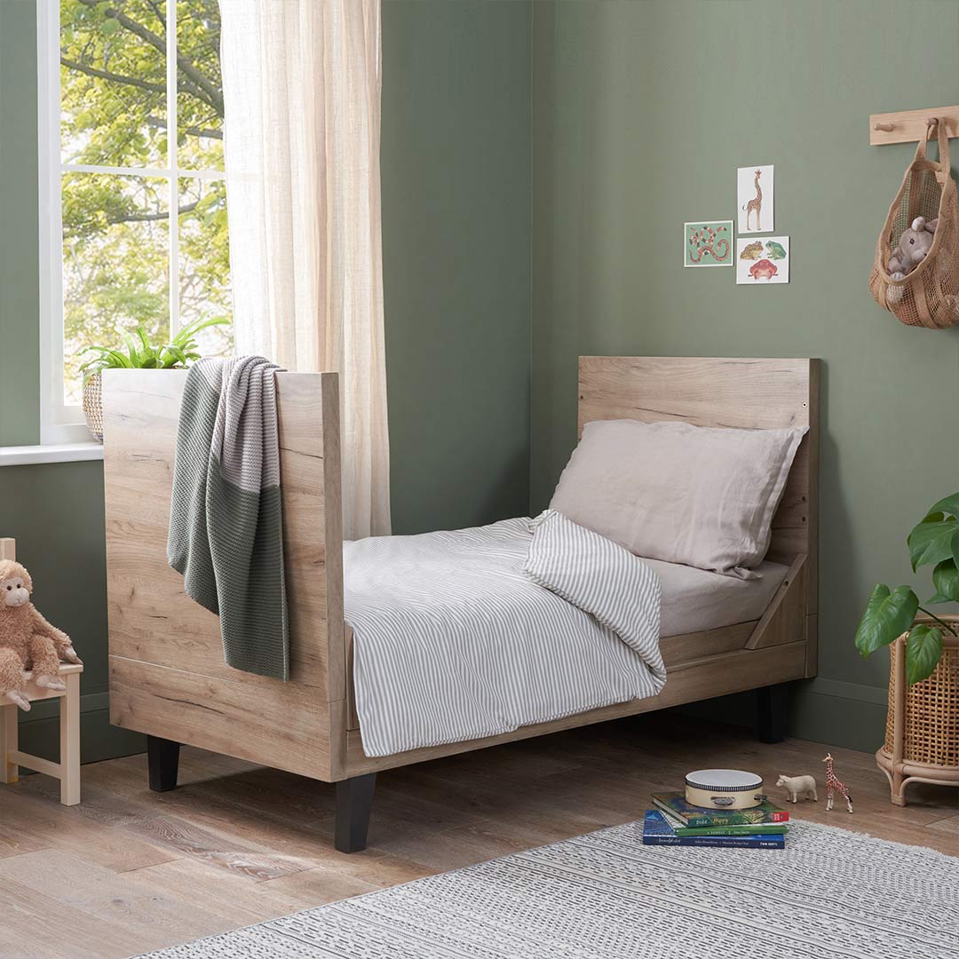 Tutti Bambini Como 3 Piece Room Set - Distressed Oak/Slate Grey - Image 8