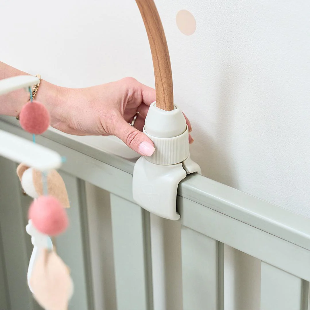 Tutti Bambini Cozee 2 In 1 Crib/Cot Mobile -  Scandinavian Walnut/Cocoon - Image 3