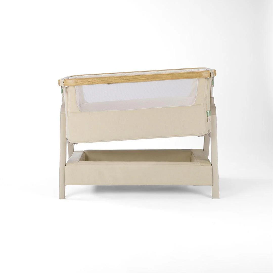 Tutti Bambini Cozee Air 2 Bedside Crib - Toasted Oak / Sand - Image 15
