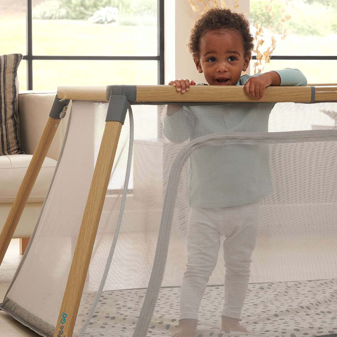 Tutti Bambini CoZee Go Day + Night Bundle - Oak/Charcoal - Image 2