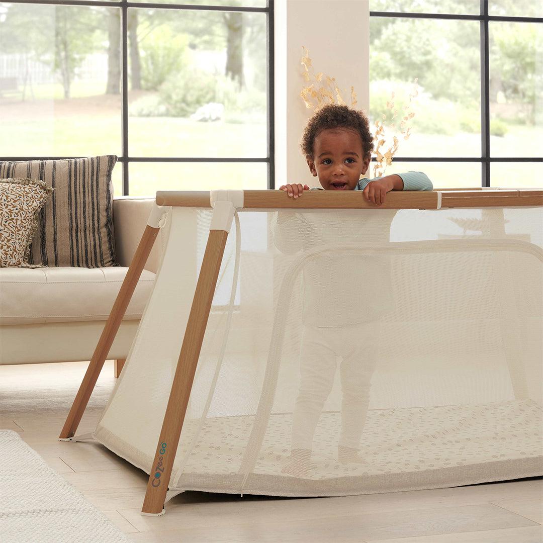 Tutti Bambini Cozee Go - Scandinavian Walnut/Ecru - Image 2