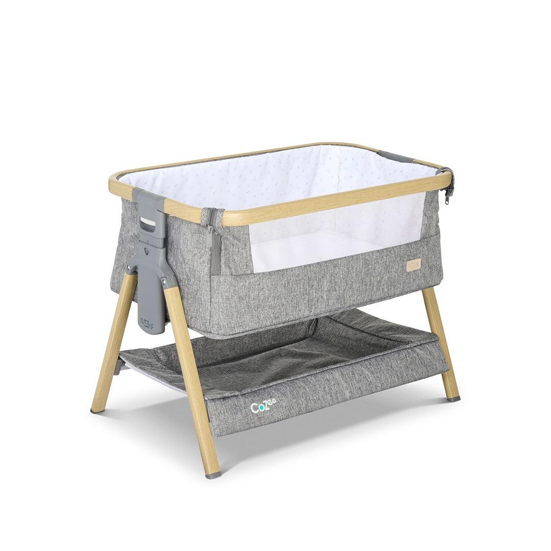 Tutti Bambini Cozee Mini Me Play Crib - Oak/Charcoal