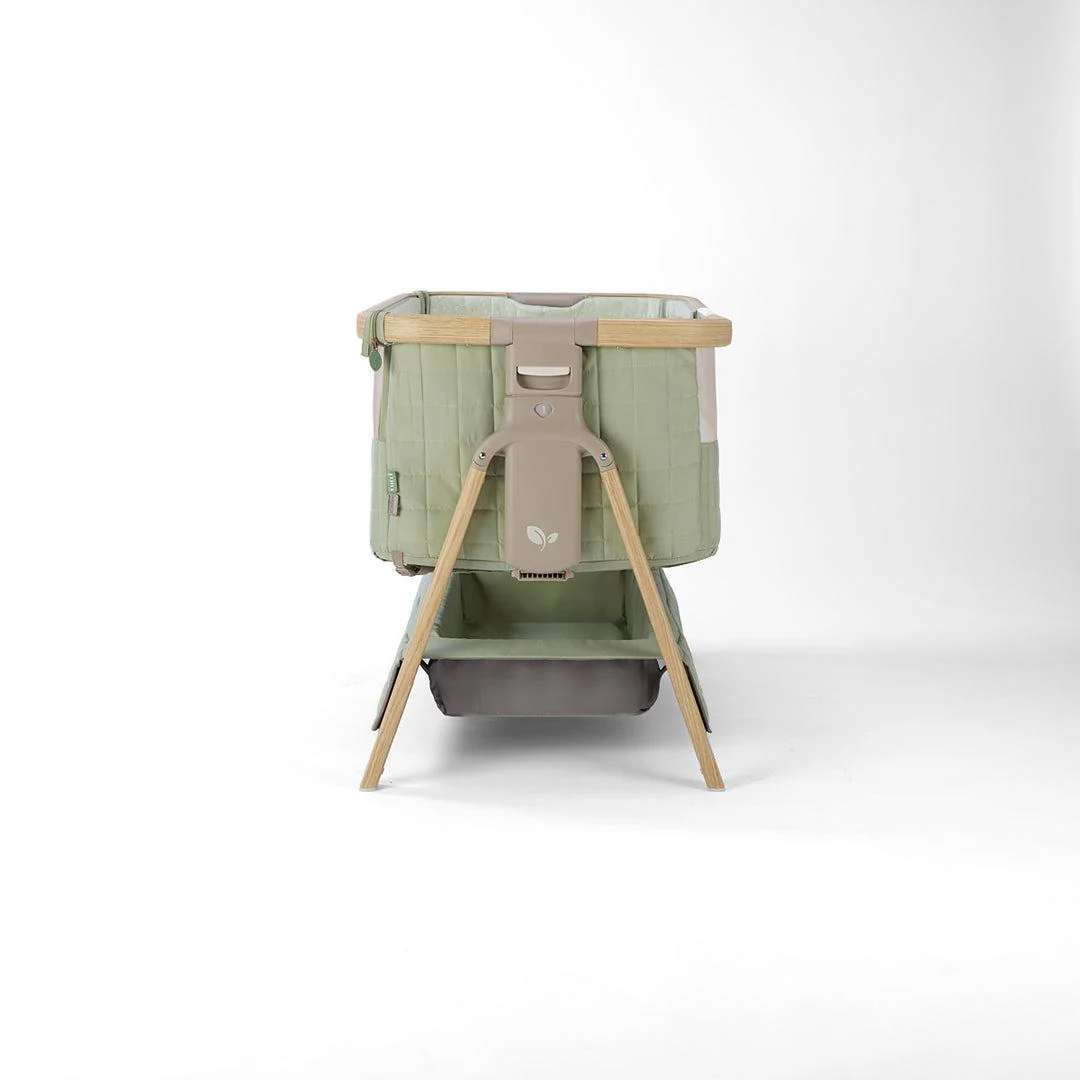 Tutti Bambini Cozee Sense Bedside Crib - Drifted Oak / Eucalyptus - Image 21
