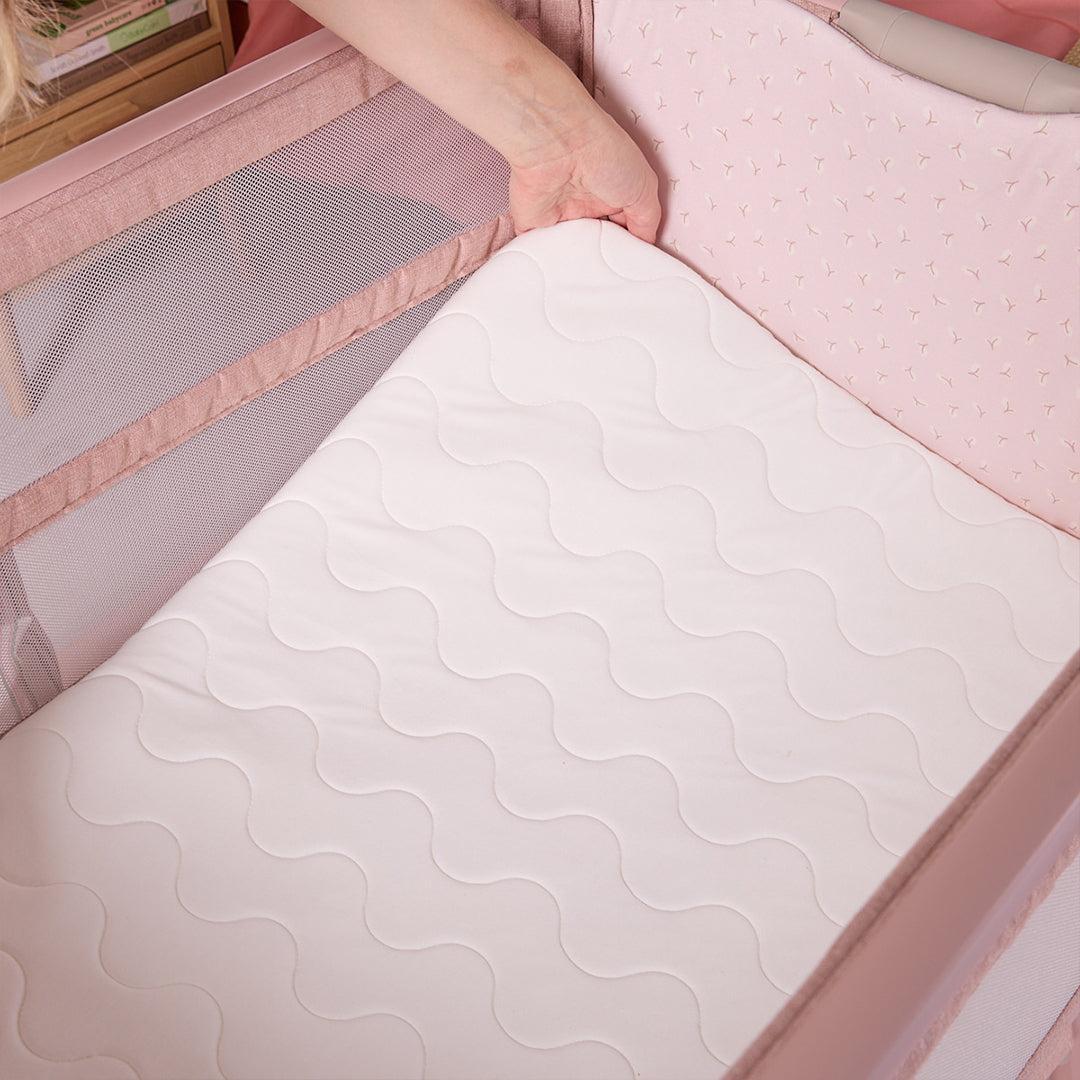 Tutti Bambini Cozee Zen Bedside Crib - Blush - Image 5