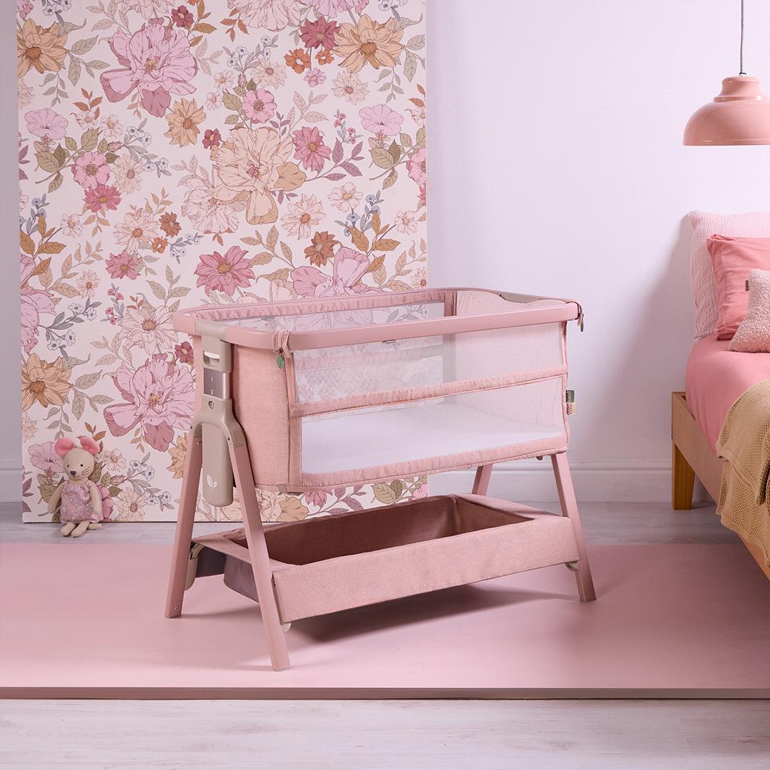 Tutti Bambini Cozee Zen Bedside Crib - Blush - Image 9