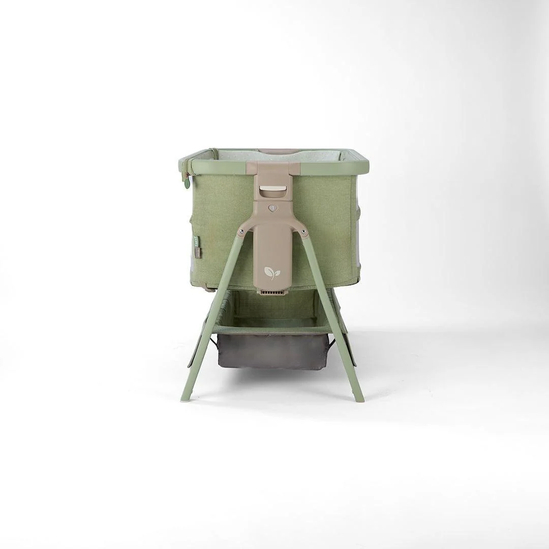 Tutti Bambini Cozee Zen Bedside Crib - Eucalyptus - Image 14