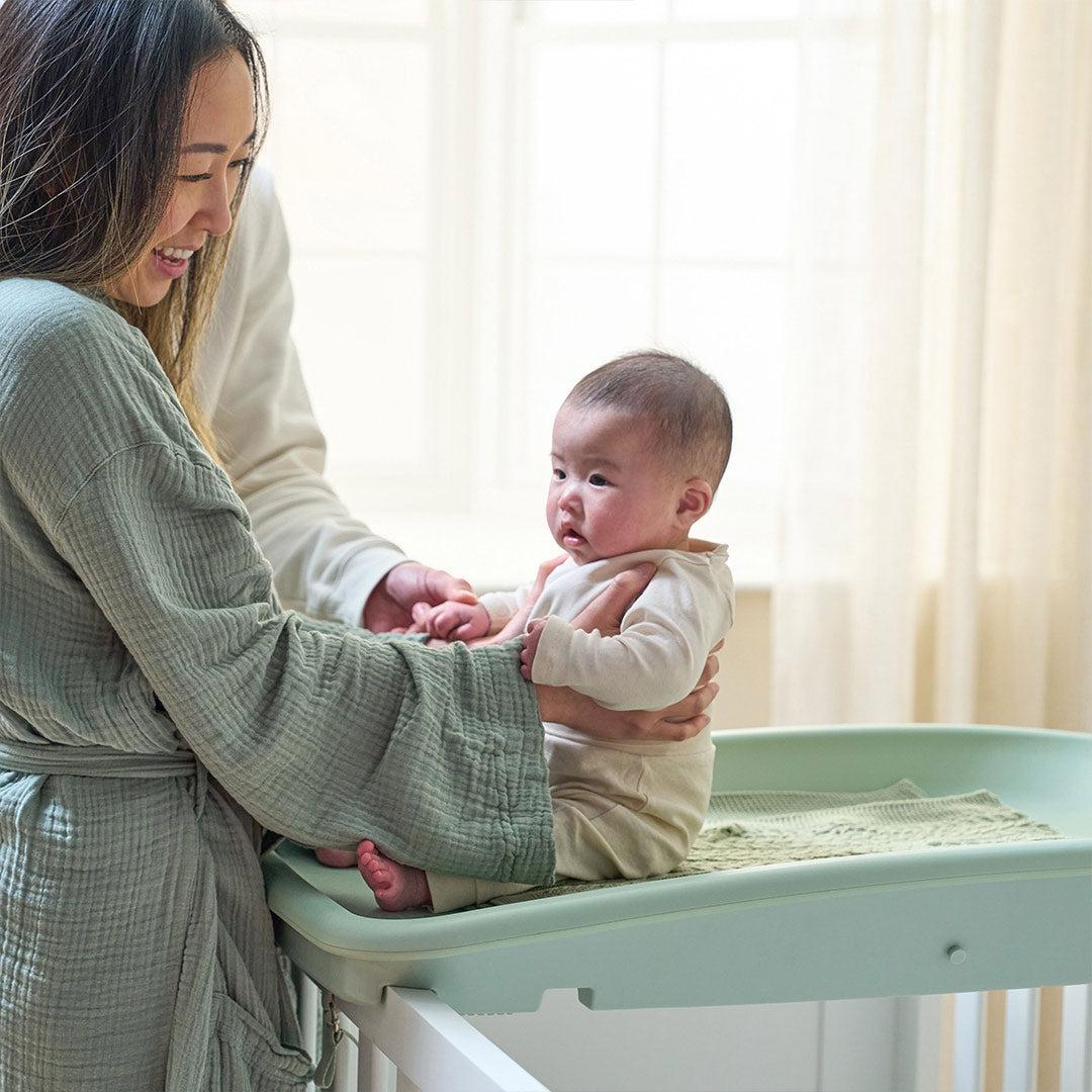 Tutti Bambini Cushi Baby Changing Mat - Leaf - Image 4