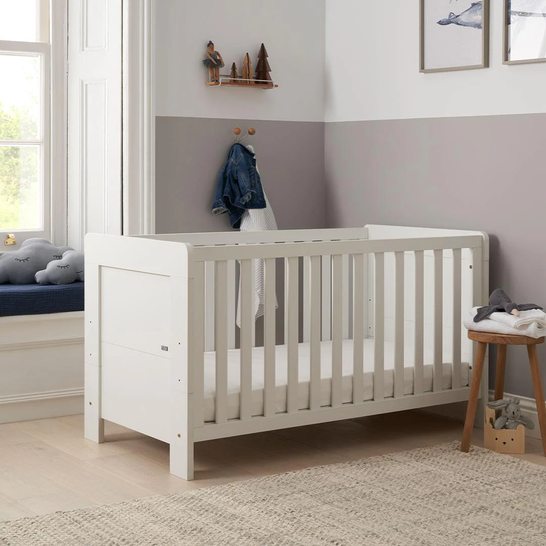 Tutti Bambini Essentials Alba Mini Cot Bed - White - Image 2