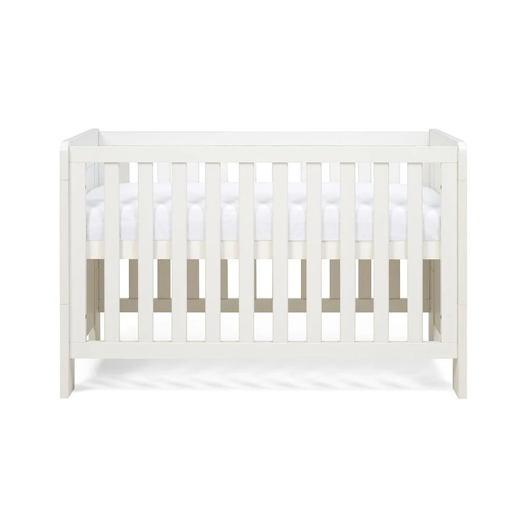 Tutti Bambini Essentials Alba Mini Cot Bed - White - Image 8