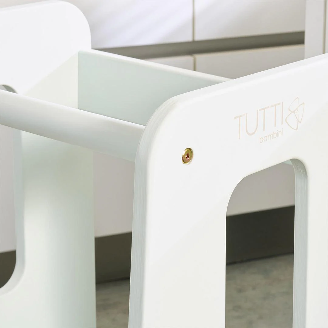 Tutti Bambini Helping Hands Montessori Toddler Learning Tower - Sea Mist - Image 9