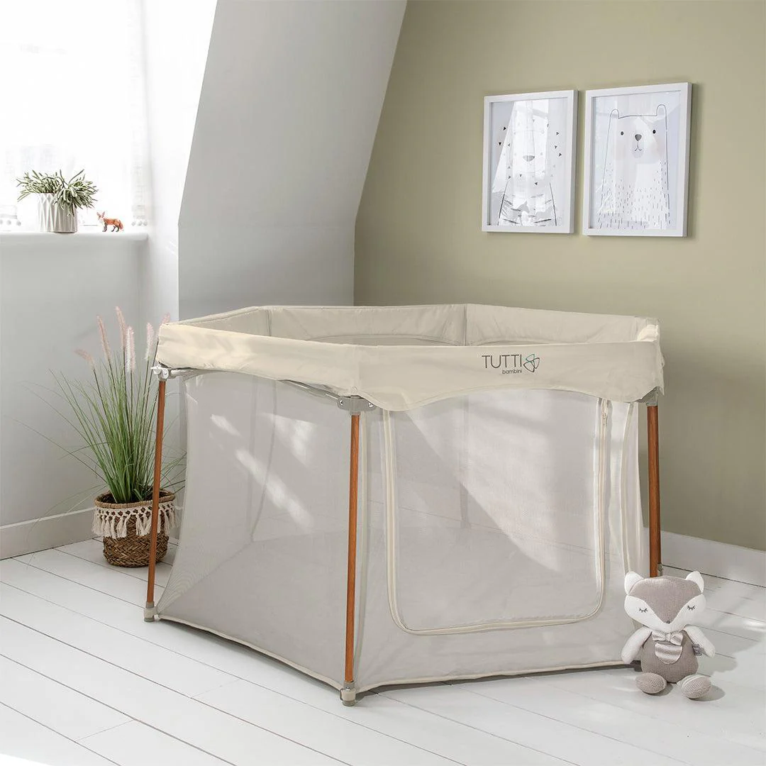 Tutti Bambini Hexa Playpen - Ecru - Image 2