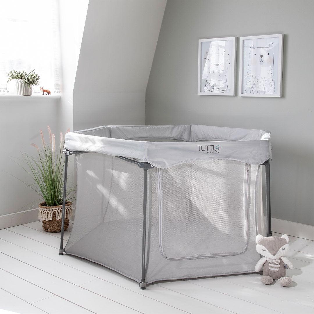 Tutti Bambini Hexa Playpen - Grey - Image 2