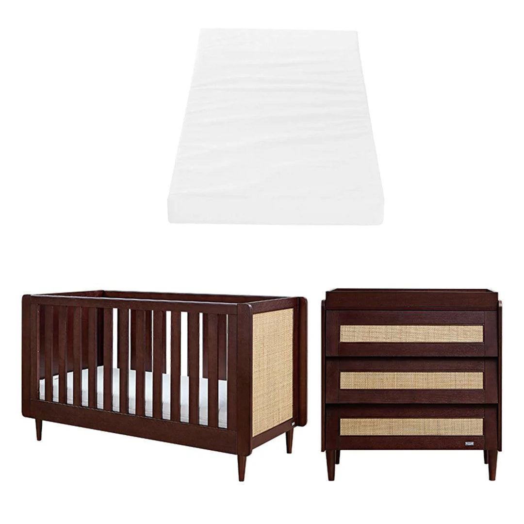 Tutti Bambini Japandi 2 Piece Room Set - Warm Walnut - Image 11