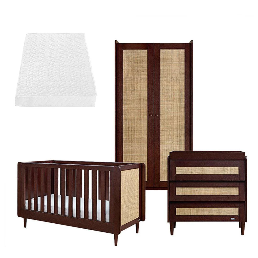 Tutti Bambini Japandi 3 Piece Room Set  - Warm Walnut - Image 12