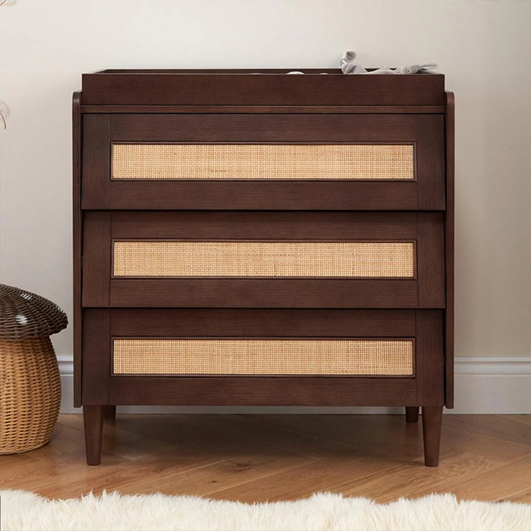Tutti Bambini Japandi Chest Changer - Warm Walnut - Image 4