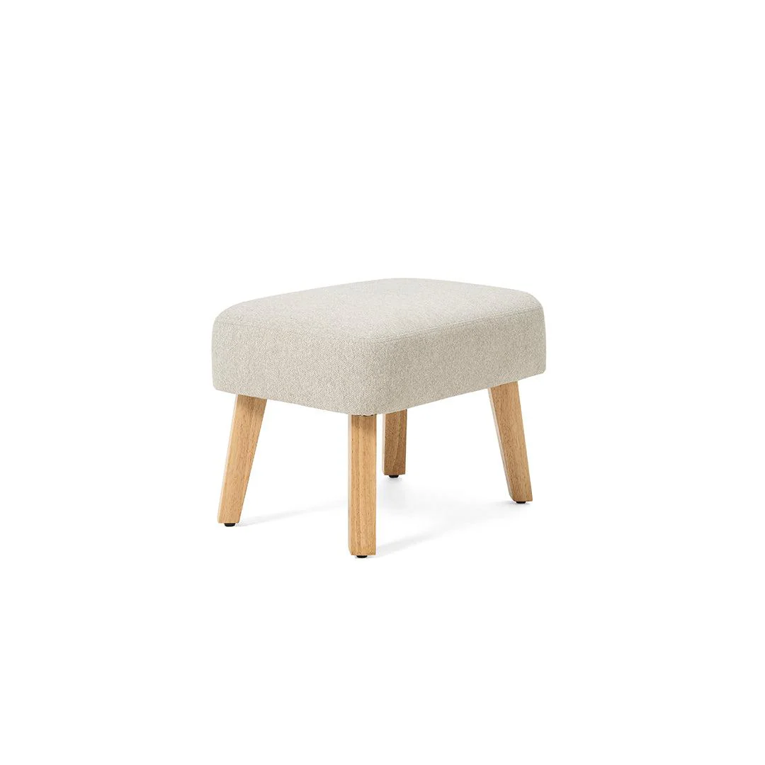 Tutti Bambini Jonah Rocking Chair + Foot Stool - Pebble - Image 12